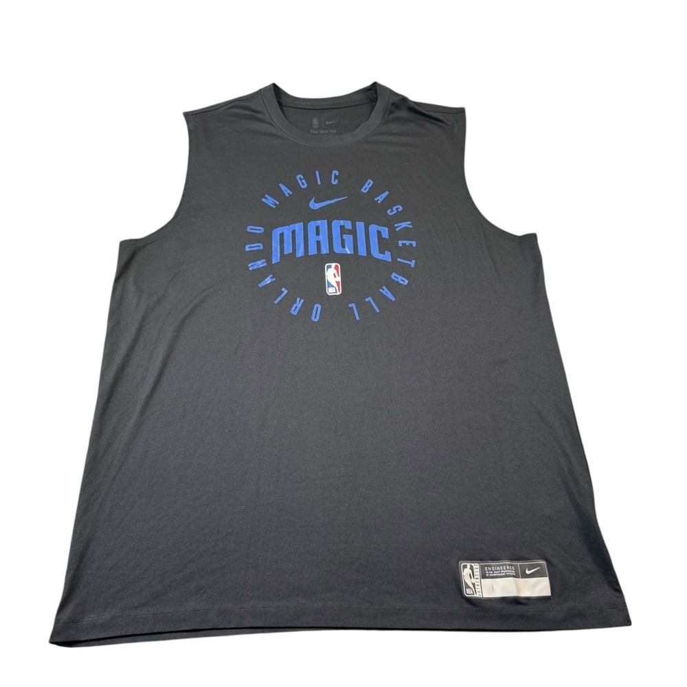 Nike Orlando Magic Tank Top Anthony Isaac Player Issue Black Size XL 6383